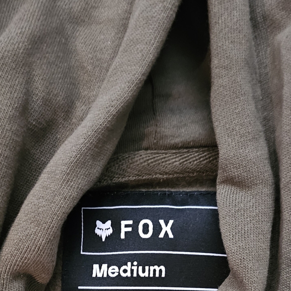 Fox Racing womens hoodie Medium green adobe new with tag - Picture 5 of 5